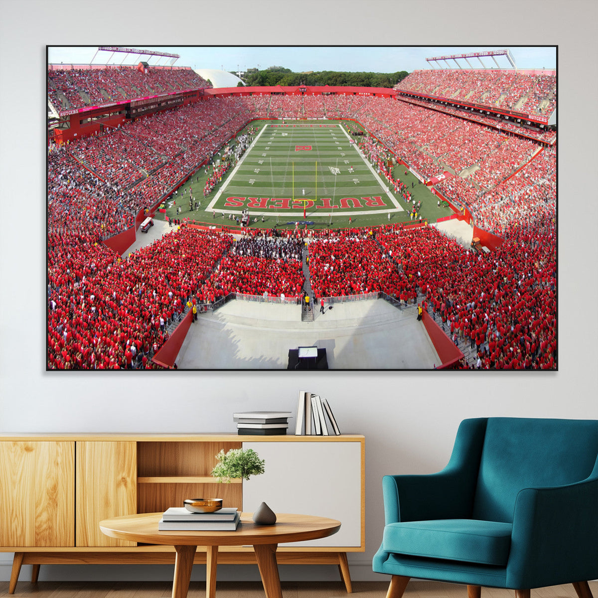 Rutgers Scarlet Knights Football Team Print - Piscataway SHI