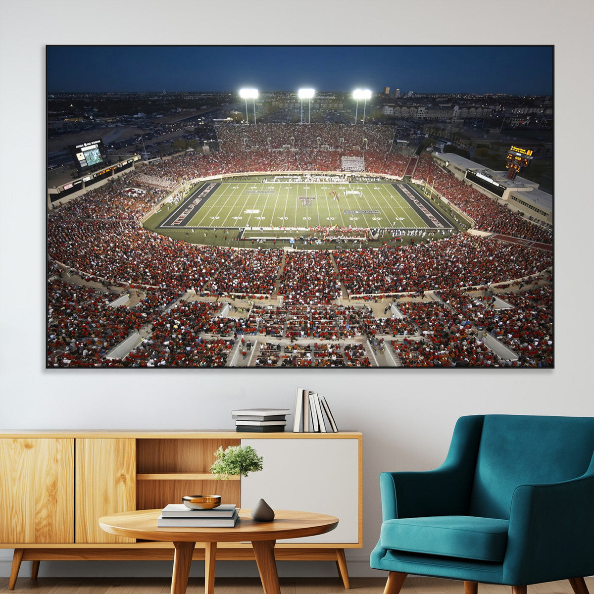 Texas Tech Red Raiders Football Team Print - Lubbock Jones