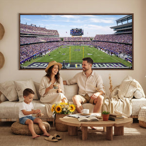TCU Horned Frogs Football Team Print - Fort Worth Amon G.