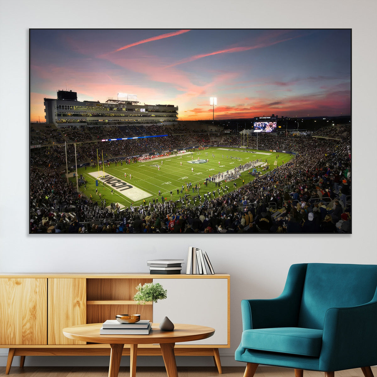 The University of Connecticut UCONN Huskies Football Team