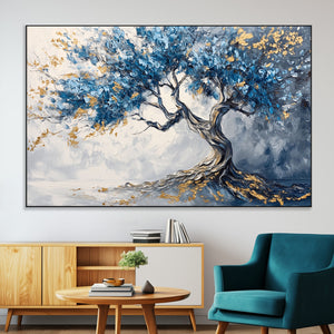 Abstract Tree Painting Canvas Wall Art | Tree of Life