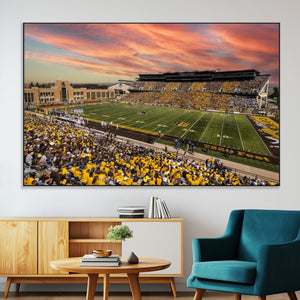 University of Wyoming Cowboys Football Team Print - Laramie