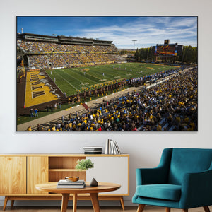 University of Wyoming Cowboys Football Team Print - Laramie