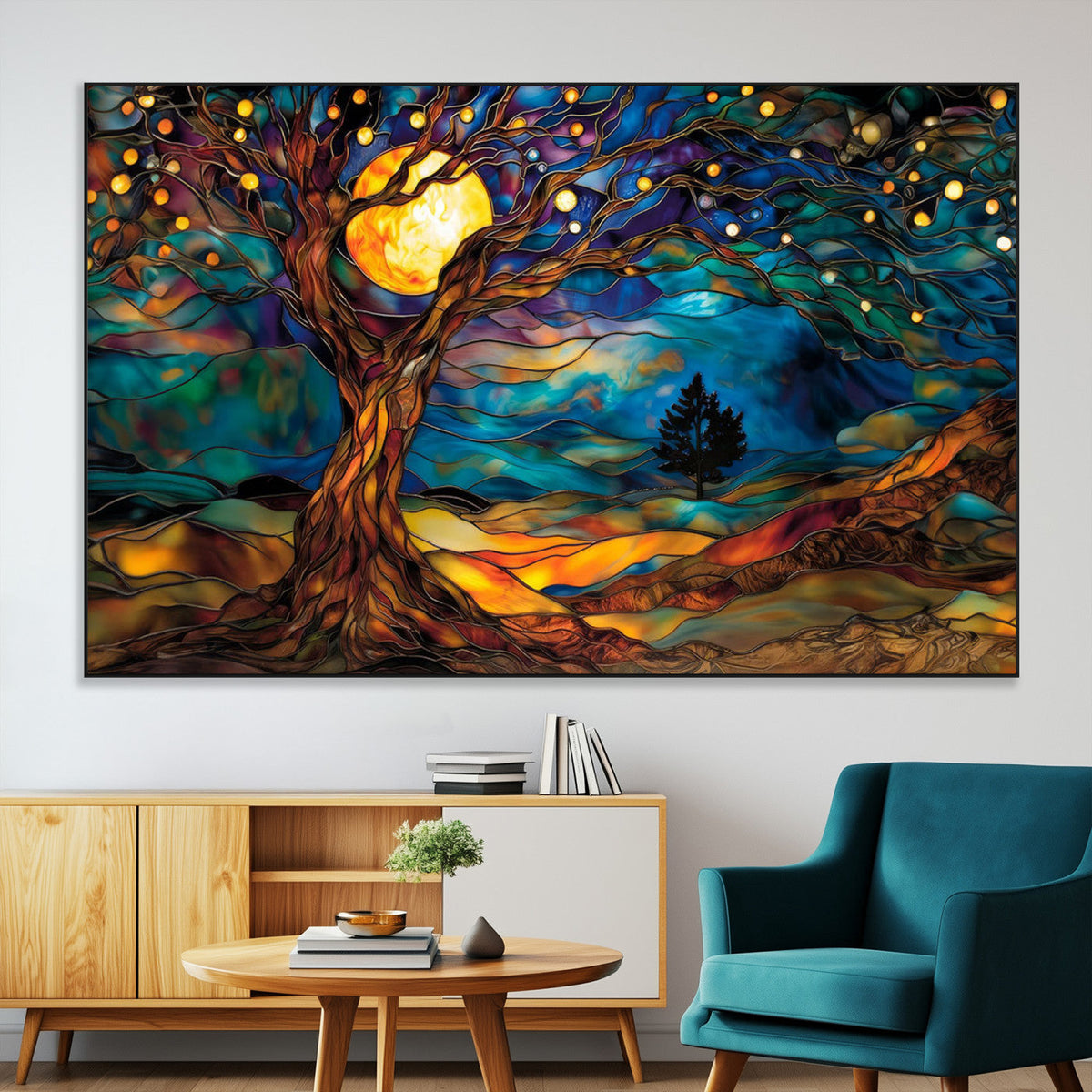 Tree of Life Wall Art - Yggdrasil Tree of Life Canvas Print