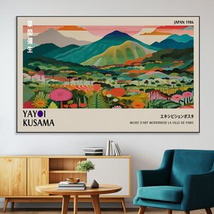 Yayoi Kusama Japan 1986 Canvas – Wabi Sabi Japanese Vibrant