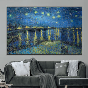 Vincent van Gogh Starry Night over the Rhone Abstract Wall