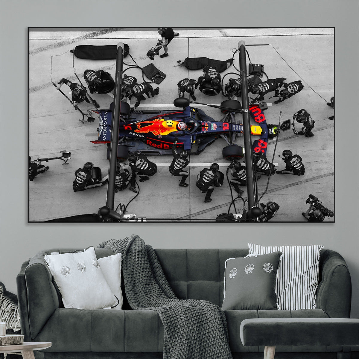 RedBull Formula 1 Canvas Wall Art Print