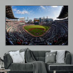 Truist Park Stadium Canvas Wall Art - Atlanta Braves Game