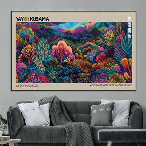 Framed Japanese 1986 Wall Art Print, Yayoi Kusama 1986 Wall