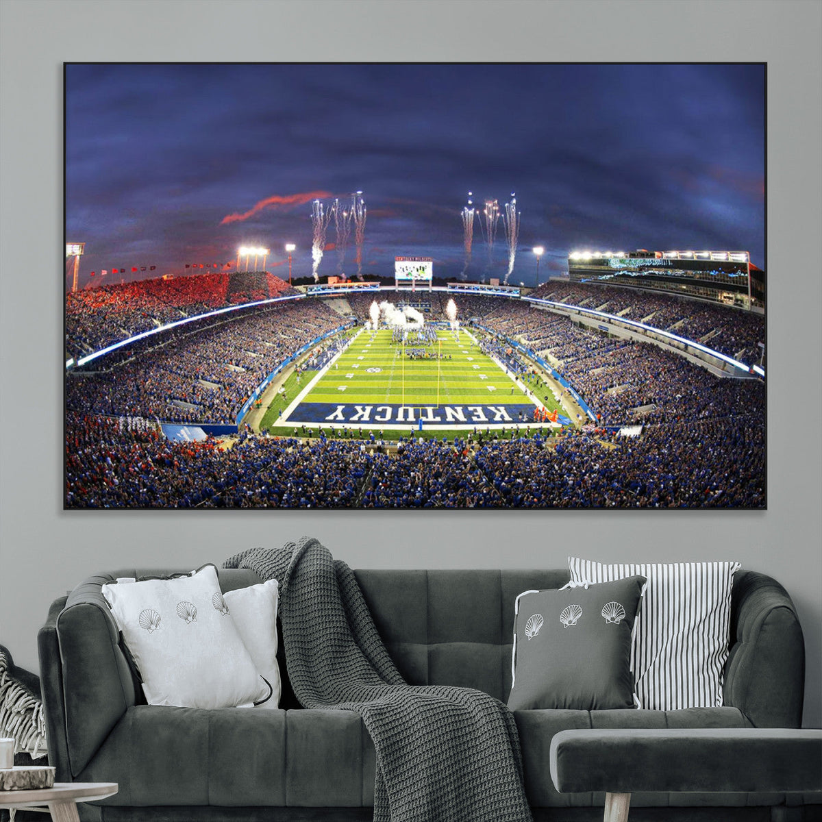 Kroger Field Canvas Wall Art - Kentucky Stadium Wall Art
