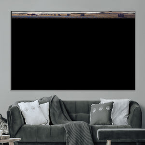 Texas Longhorn Canvas Wall Art Print – Framed Rustic Barn