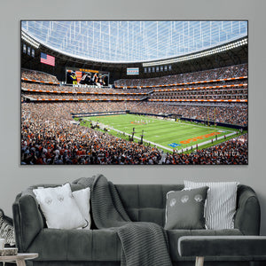 Chicago Bears Soldiers Field Wall Art Canvas Print – Framed