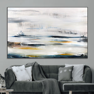 Soft Color Abstract Canvas Print