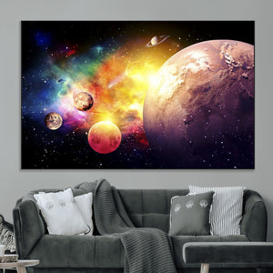Space and Galaxy Canvas Print