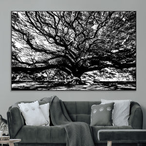 Mighty Angel Oak Wall Art | Angel Oak Tree Art Print