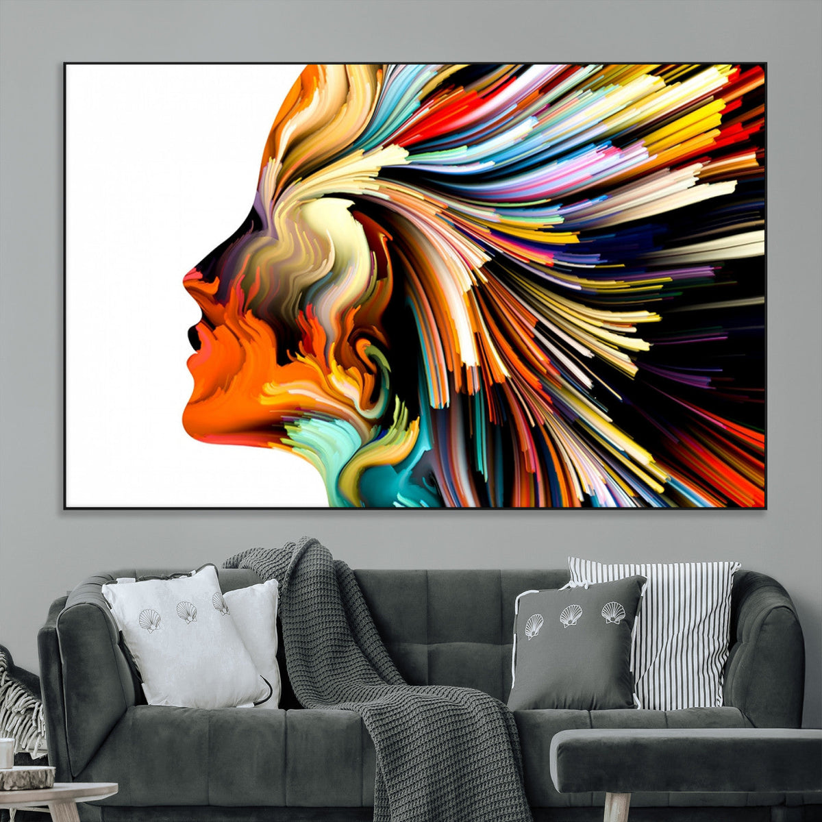 Profile Colors Canvas Print