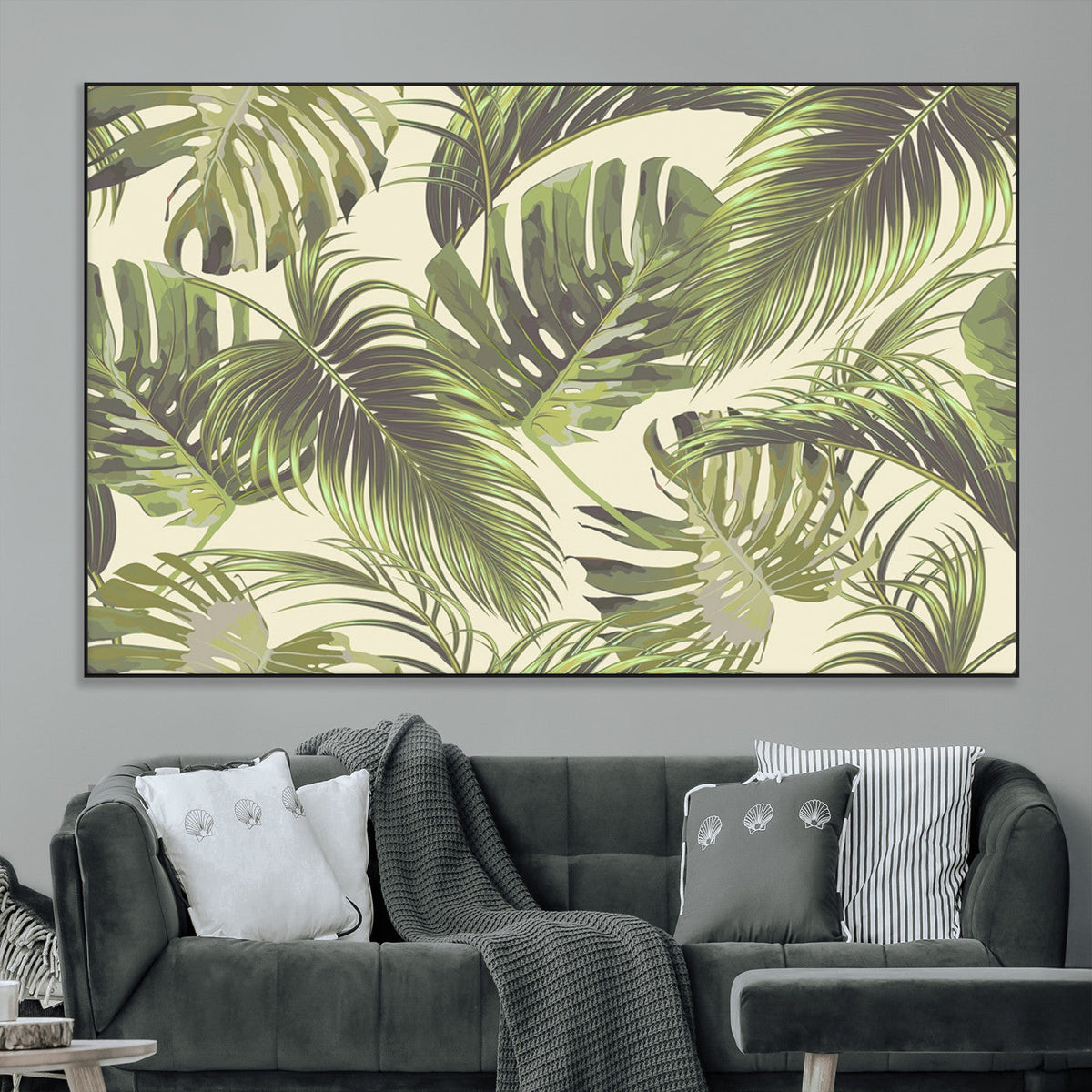 Palm Leaves Canvas Print