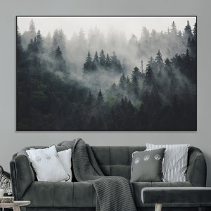 Nature Wall Decor - Serene Triptych Nature Print – Woodland