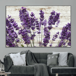 Lavender Herb Wall Art Canvas Print