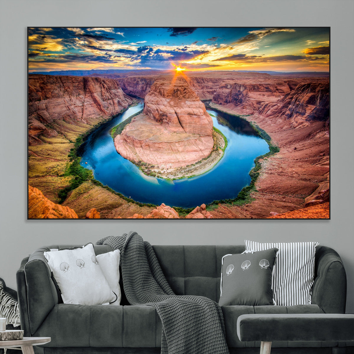 Sunset on the Horseshoe Bend Grand Canyon, Horseshoe Bend
