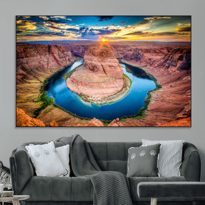 Sunset on the Horseshoe Bend Grand Canyon, Horseshoe Bend