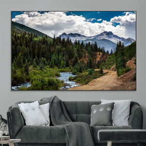 San Juan Nal Forest Wall Art Landscape Canvas Print