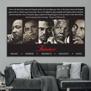Thinkers of Wall Art Canvas Print - Inspirational Wall Art