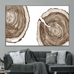 Wood Tree Ring Wall Art Canvas Prints, Tree Rings –