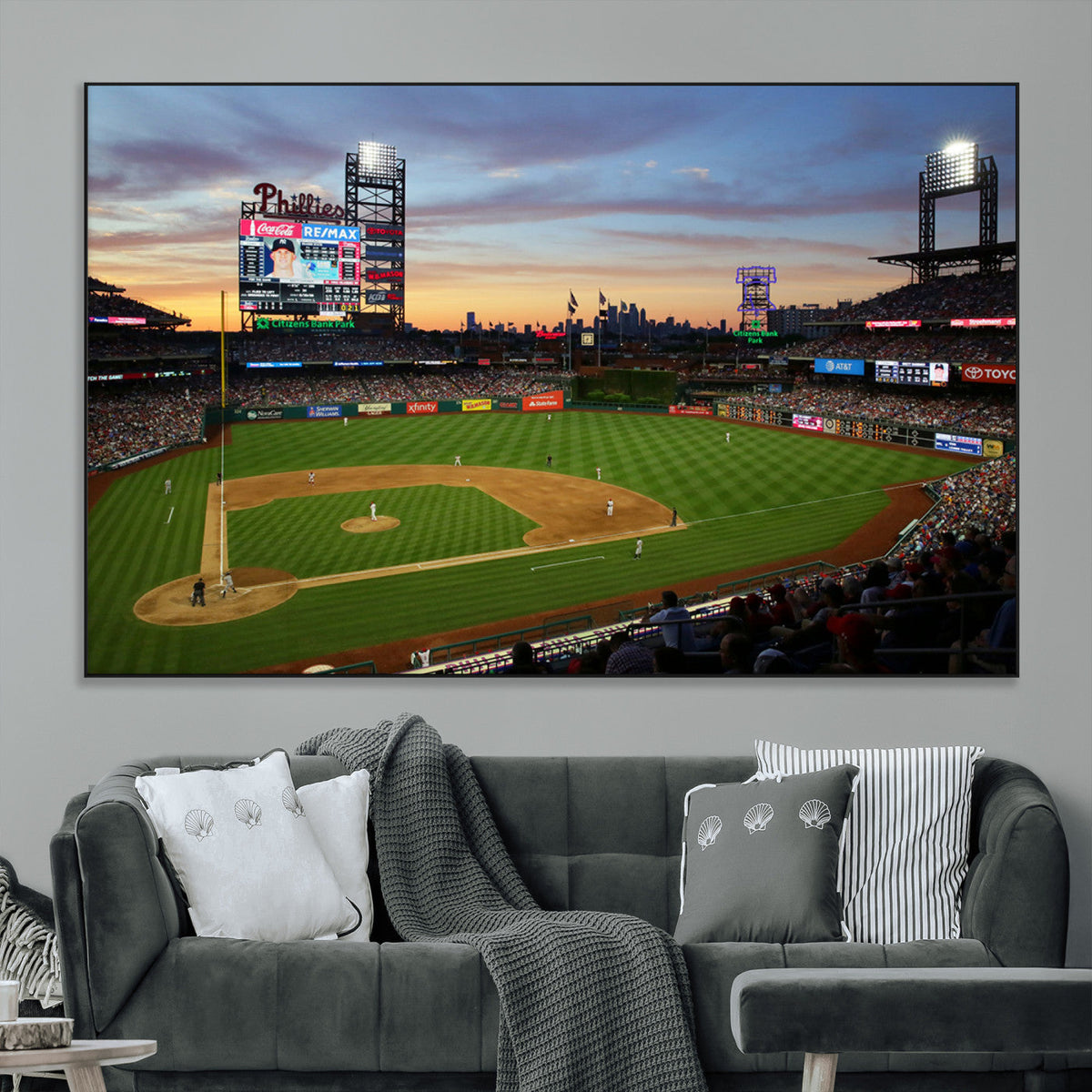 Citizens Bank Park Philadelphia Phillies Wall Art Canvas |