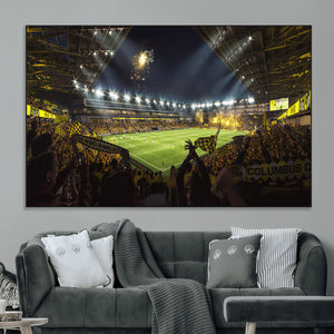 Columbus Crew Soccer Team Print - Columbus Crew Stadium Wall