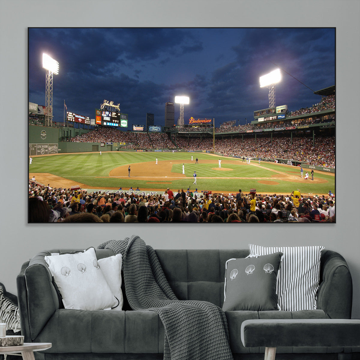 Boston Red Sox Baseball Team Print Canvas - Massachusetts