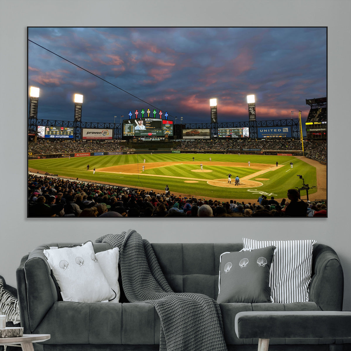 Chicago White Sox Baseball Team Print Canvas- Guaranteed