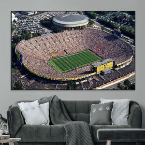 Michigan Wolverines Football Team Print - Ann Arbor Michigan
