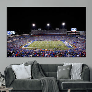 Buffalo Bills Wall Art - Buffalo Bills Stadium Canvas Print,