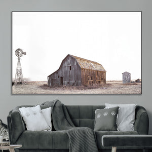 Set of 3 Rustic Farmhouse Wall Art Prints – Country Barn,
