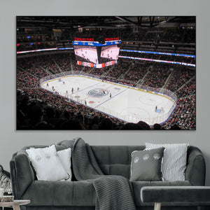 Rogers Place Edmonton Oilers Ice Hockey Stadium Wall Art,