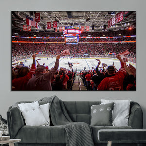 Carolina Hurricanes Ice Hockey Stadium Wall Art, Carolina