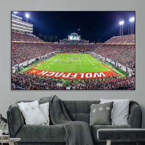 NC State Wolfpack Canvas Print - Raleigh Carter-Finley