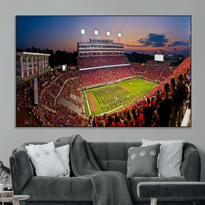 NC State Wolfpack Football Team Print - Raleigh