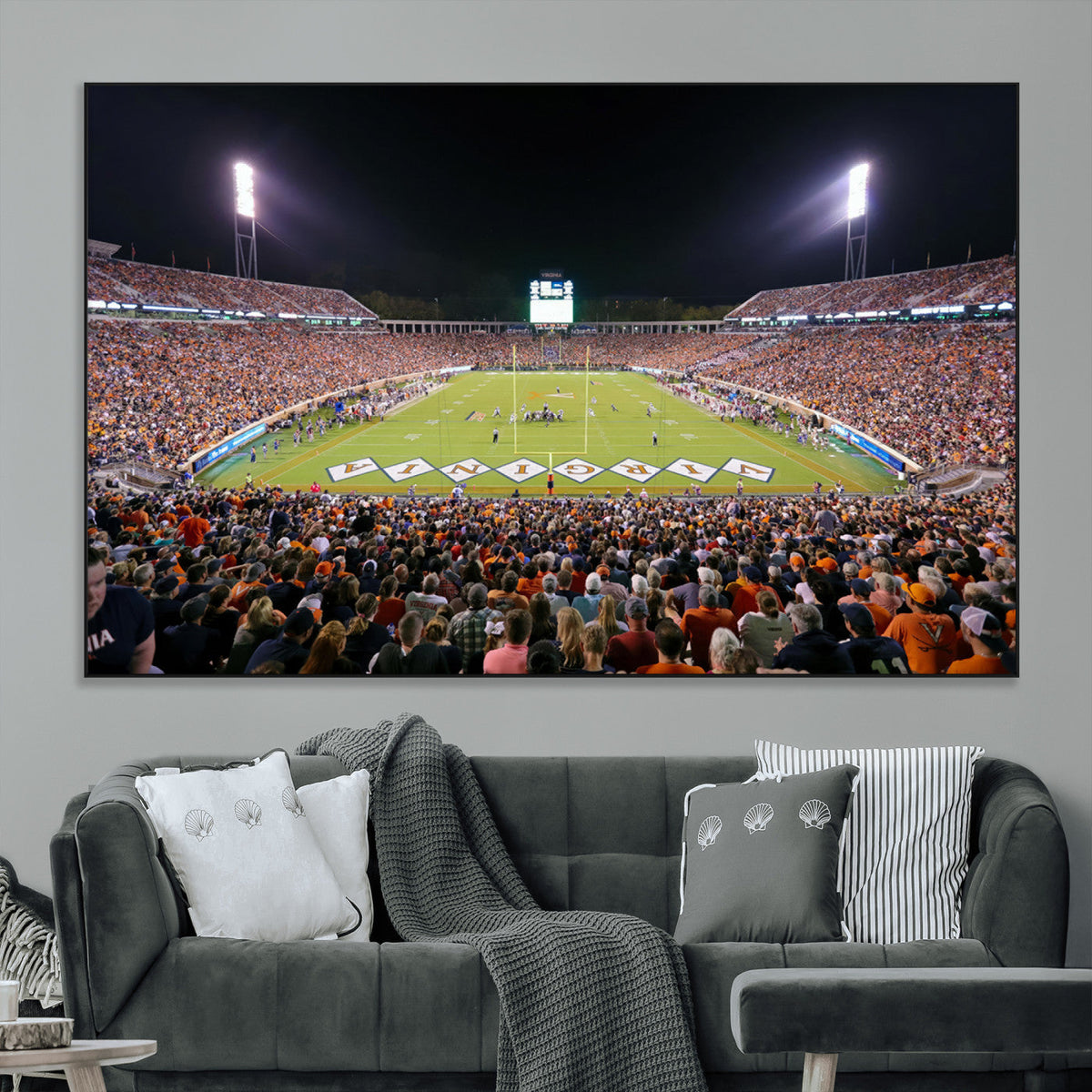 Virginia Cavaliers Football Team Print - Charlottesville