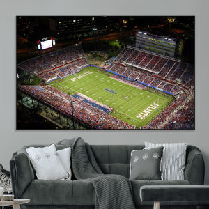 Florida Atlantic University Owls Canvas Print, Football Team