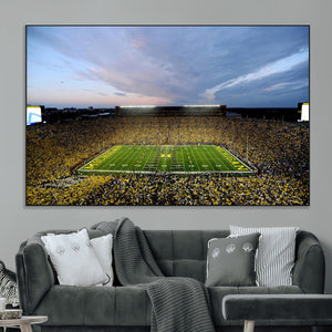 University of Michigan Wolverines Football Team Print - Ann