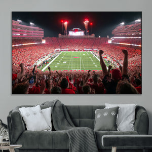 University of Nebraska Cornhuskers Football Team Print -