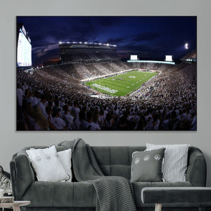 Michigan State Spartans Canvas, Framed Football Team Print -