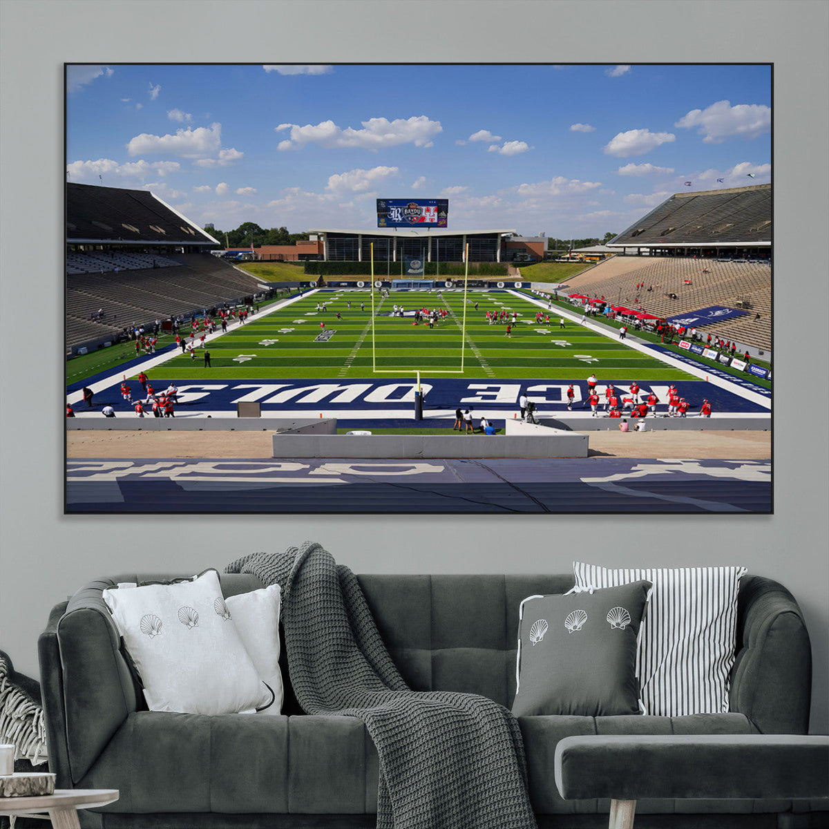 Rice University Owls Football Team Print - Houston Rice