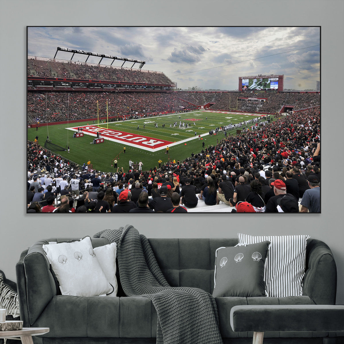 Rutgers Scarlet Knights Football Team Print - SHI Stadium,
