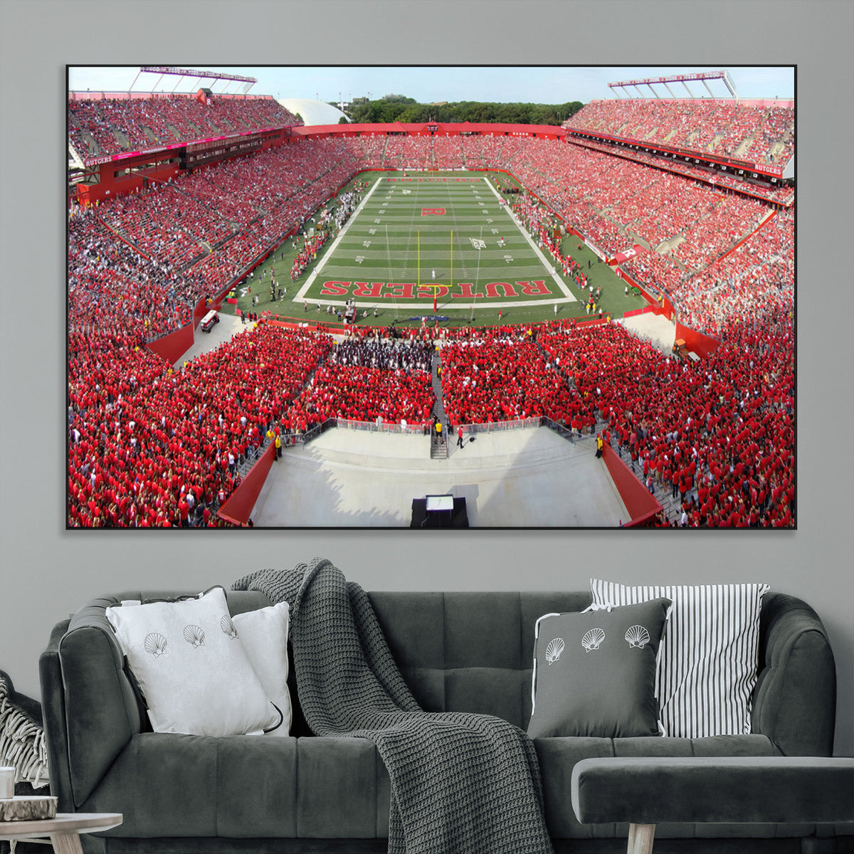Rutgers Scarlet Knights Football Team Print - Piscataway SHI