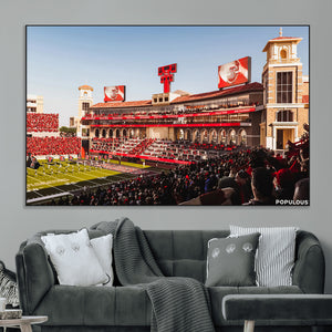 Jones AT&T Stadium Texas Tech Red Raiders Wall Art | Large