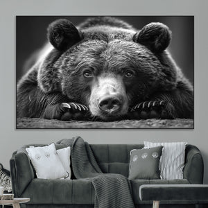 Resting Grizzly 399 Bear Canvas Print | Ready to Hang Wall