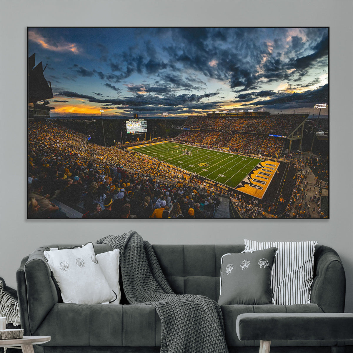 University of Wyoming Cowboys Football Team Print - Laramie